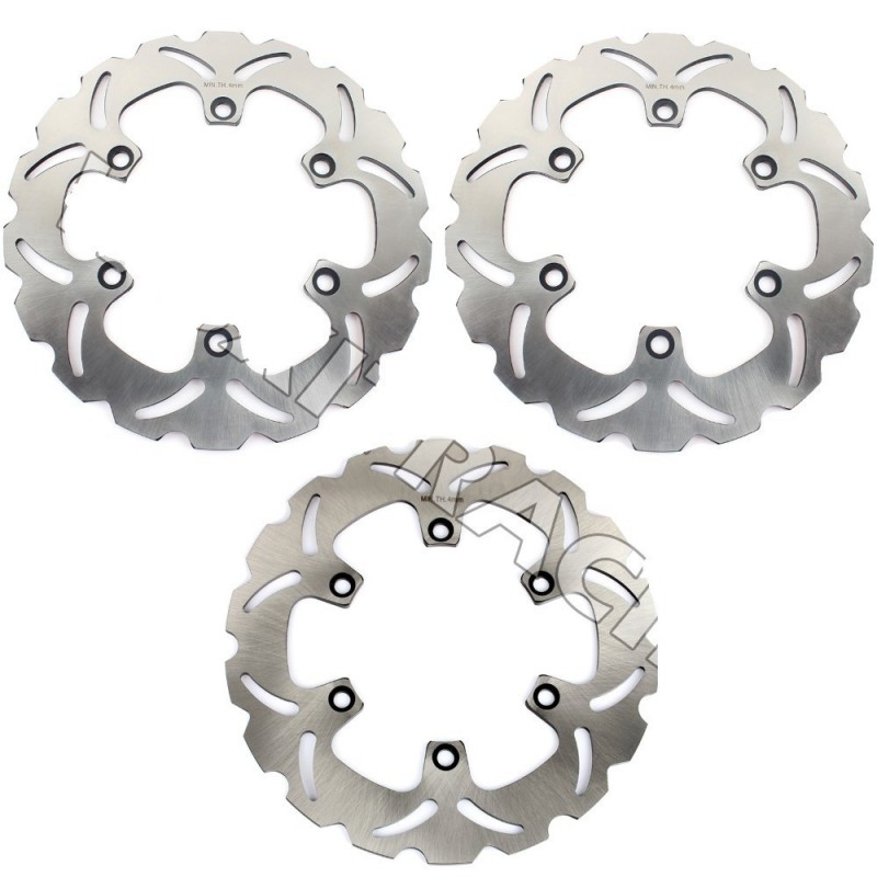 KIT DISQUES FREIN AV ET AR KAWASAKI GTR 1000 