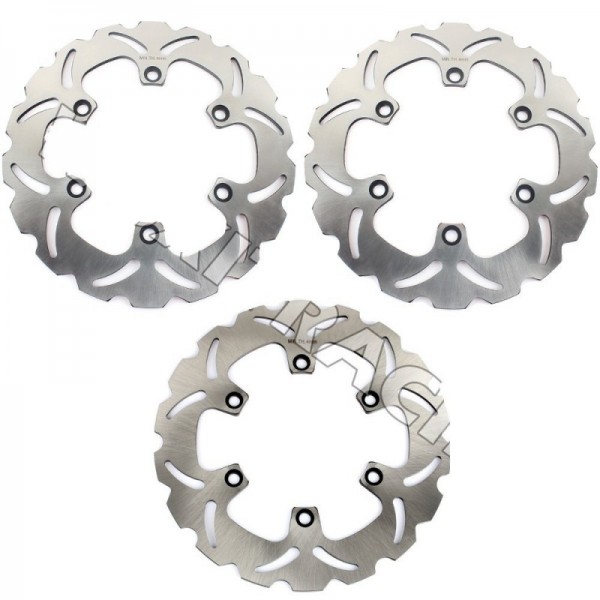 KIT DISQUES FREIN AV ET AR KAWASAKI GTR 1000 