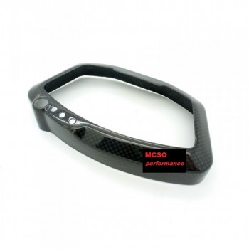 DUCATI NEUF ENTOURAGE DE COMPTEUR CARBONE 