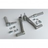 NEUF KIT COMMANDES RECULLEES CAFE RACER / FOOTPEGS / TRASEIRO CONTROL 