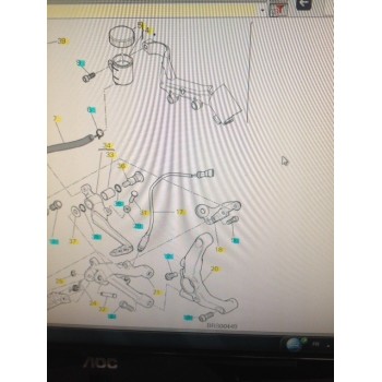 DUCATI SUPPORT DE CONTACTEUR DE FEU STOP