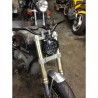 PHARE AVANT LED NEUF TYPE CAFE RACER METAL 