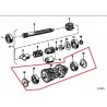 BMW ARBRE INTERMEDIAIRE DE BOITE A VITESSE / INTERMEDIATE SHAFT / EIXO INTERMEDIARIO