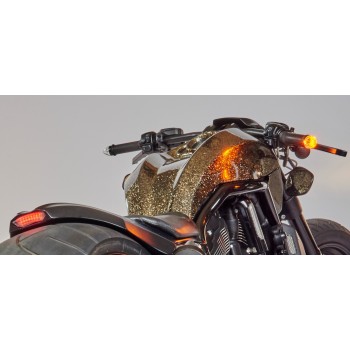 COUVRE COQUE RESERVOIR NEUF V ROD NIGHT ROD + KIT FILTRE A AIR MCSO PERFORMANCE 